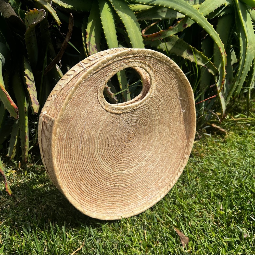 Mini Sun Straw Tote Bag